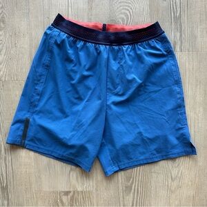 Rhone Swift Short 6" inseam Shorts Men’s Size Small Blue Lined Style 100720